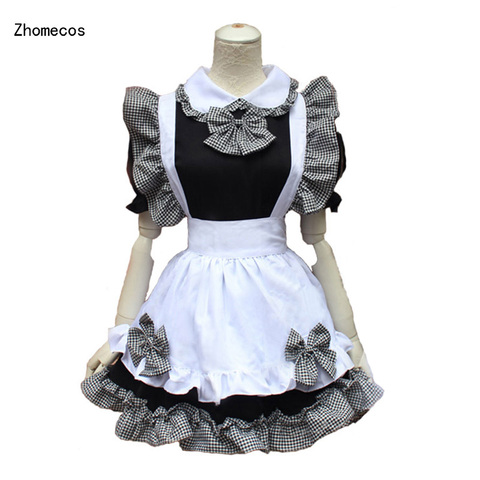 Costumes Lolita de serveuse française pour femmes et filles, tenue mignonne, Cosplay, serveuse, fête, Amine ► Photo 1/6