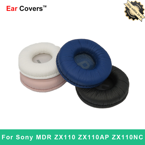 Coussinets d'oreille en cuir PU, pour Sony MDR ZX110 ZX110AP ZX110NC, oreillettes de remplacement ► Photo 1/6