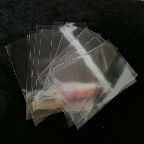 6 tailles Standard 100 pièces/sac Transparent PVC cartes manches Anime magique jeu de société Tarot trois royaumes jeux de société Poker couvertures ► Photo 1/6