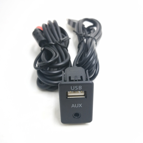 Biurlink-adaptateur de câble USB RCA, 1.5M, adaptateur pour câble Audio Jack AUX de 3.5mm, montage sur panneau d'extension pour Volkswagen et Toyota ► Photo 1/6