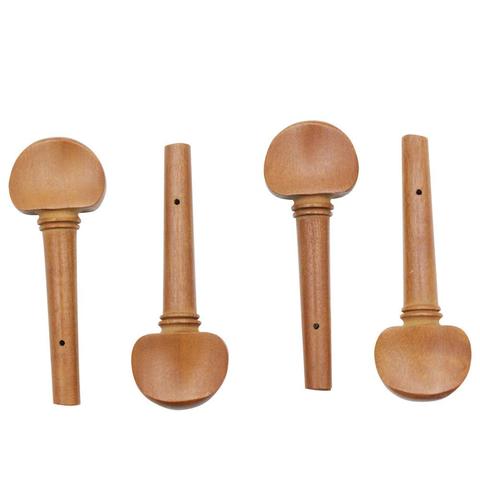 4 pièces Violon Violon Tuning Peg Ensemble Acajou Ébène 4/4 Violon Partie Tuning Chevilles Accordeurs Trou Ouvert Accessoires Instrument à Cordes ► Photo 1/6