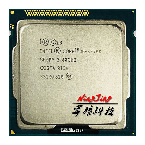 Processeur Intel Core i5-3570K i5 3570K 3.4 GHz, Quad Core processeur d'unité centrale, 6M, 77W, LGA 1155 ► Photo 1/1