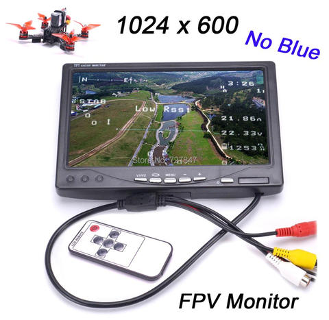 Écran LCD TFT FPV de 7 pouces, 1024x600 px, télécommande, moniteur de photographie pour Station au sol ► Photo 1/6