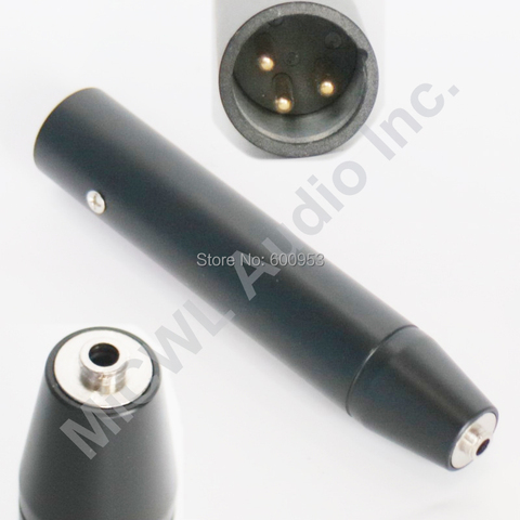 Adaptateur d'alimentation fantôme XLR 3 broches pour Sennheiser, Jack 3.5mm, Lavalier, casque, Instrument de musique, Microphone pour travail de mixeur ► Photo 1/5