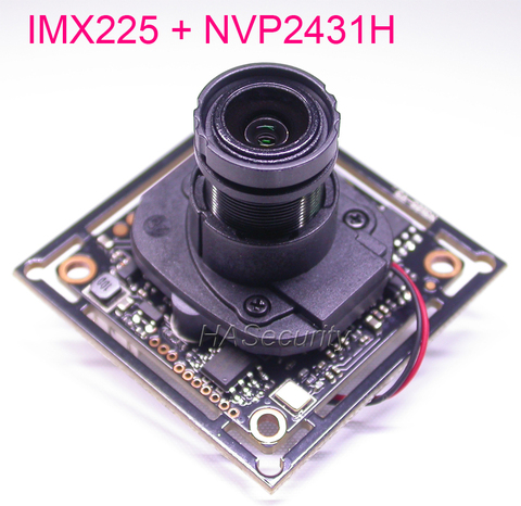 Module de carte de caméra de vidéosurveillance Exmor IMX225 CMOS NVP2431 + câble OSD + lentille M12 + IRC (support UTC) AHD-M (720P) / CVBS 1/3 pouces ► Photo 1/4