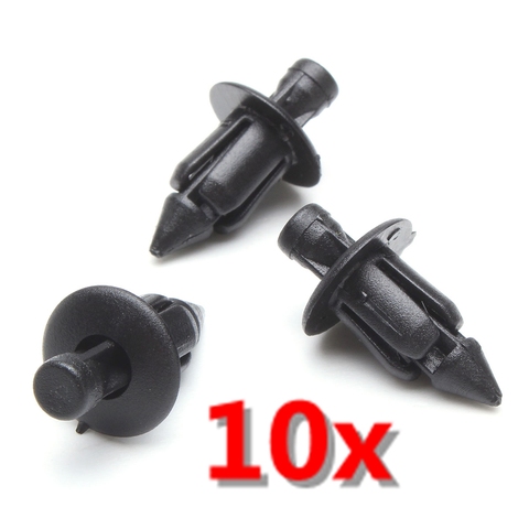 Clips de fixation du panneau de garniture | Rivet en plastique 10x6mm pour Honda pour Yamaha pour Suzuki ► Photo 1/6