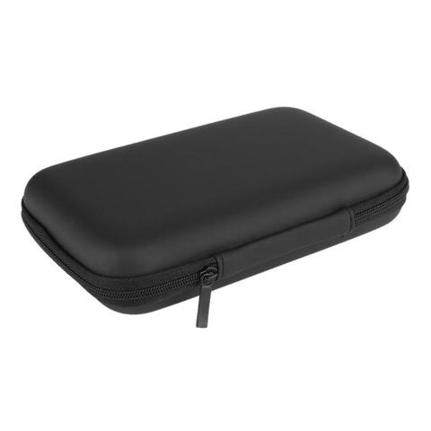 Noir EVA PU sac de rangement, étui de transport, étui de protection pour disque dur HDD SSD de 3.5 pouces, accessoires de tablette ► Photo 1/6