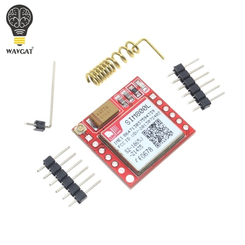 Livraison gratuite le plus petit SIM800L GPRS GSM Module carte micro sim carte mère Quad-band TTL Port série ► Photo 1/6