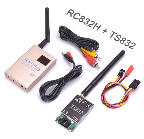 Transmetteur et récepteur AV sans fil, 5.8G, 600mw, 5km, TS832, RC832, 48ch, pour Multicopter FPV, S500, S550 ► Photo 1/1