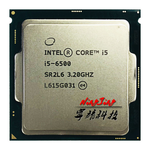 Processeur Intel Core i5-6500 i5 6500 3.2 GHz, 65W, Quad Core, 6M processeur d'unité centrale, LGA 1151, Quad-Core ► Photo 1/1