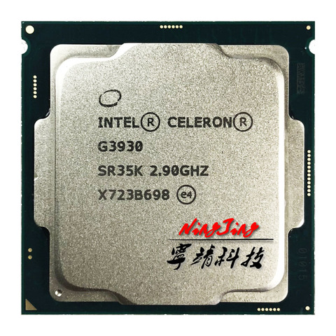 Processeur d'unité centrale double-fil Intel Celeron G3930 2.9 GHz 2M 51W LGA 1151 ► Photo 1/1