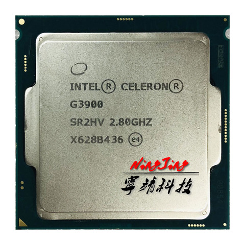 Intel Celeron G3900 double cœur 2.8 GHz, 51W processeur d'unité centrale double fil, LGA 1151 ► Photo 1/1