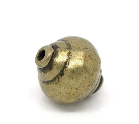 50 perles d'espacement en Bronze, 8x8mm (B14492) ► Photo 1/3