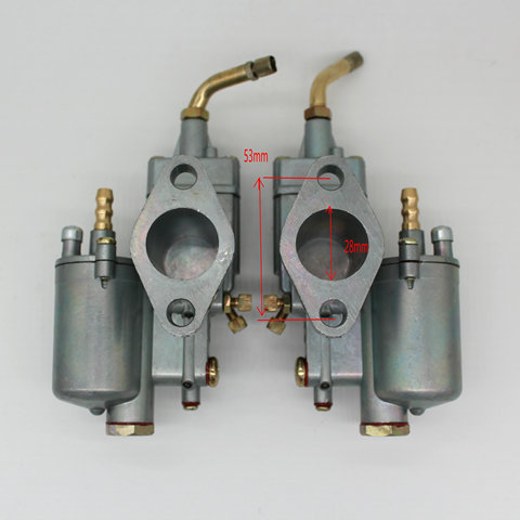 Carburateur haute Performance, 1 paire, gauche et droite, 28mm, pour K302, BMW M72, MT, oval, K750 MW, Dnepr ► Photo 1/6