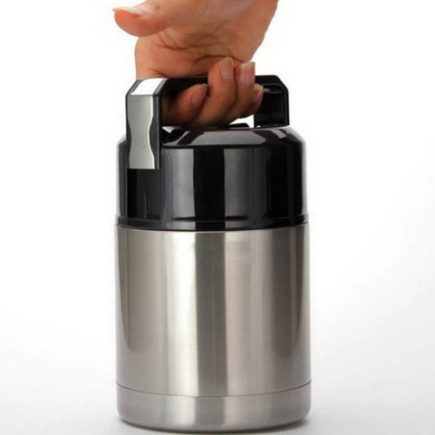 304 thermos en acier inoxydable boîte à déjeuner pour repas chaud avec des conteneurs 800 ml 1000 ml Vide Flacons Thermos thermo tasse thermocup ► Photo 1/6