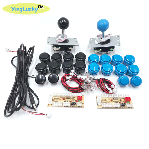 Kit de bricolage de Joystick d'arcade, zéro retard, encodeur USB pour PC Arcade Sanwa, boutons poussoirs pour Arcade Mame ► Photo 1/6