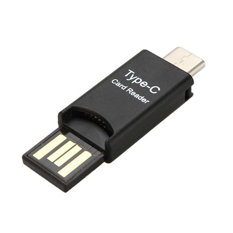 Adaptateur de lecteur de carte USB 3.1 de Type C USB-C vers Micro SD TF, pour Macbook, PC, téléphone portable ► Photo 1/6