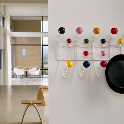 Multicolore Hange meubles portemanteau boule support multi-usages crochet pour ornements muraux pour enfant cadeau métal sac décor. ► Photo 1/6
