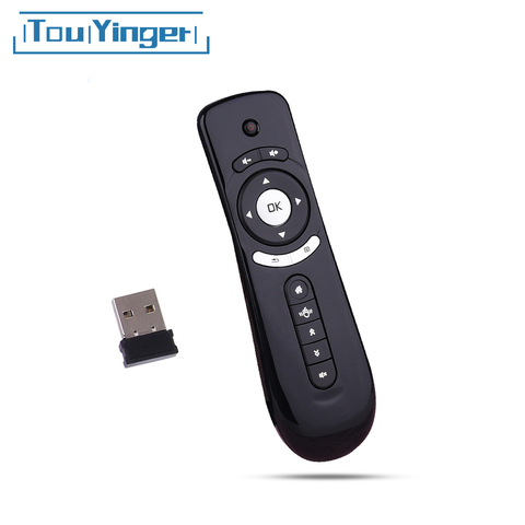 Touyinger – T2 Fly Air Mouse 2.4G télécommande sans fil, 6 axes intégrés, pour PC Android Tv Box, projecteur Android, capteur de mouvement Gamer ► Photo 1/6