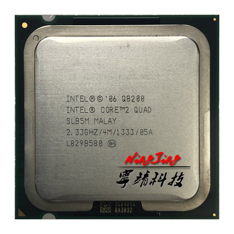 Intel Core 2 Quad Q8200 2.3 GHz, Quad Core processeur d'unité centrale 4M 95W LGA 775 ► Photo 1/1