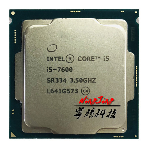 Intel Core i5-7600 i5 7600 3.5 GHz Quad-Core Quad-Thread processeur CPU 6M 65W LGA 1151 ► Photo 1/1