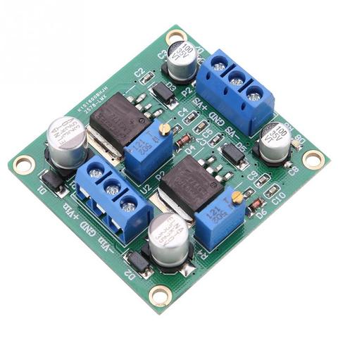 Module d'alimentation stabilisateur tension Positive et négative | LM317/337 Module d'alimentation stabilisant linéaire réglable à faible ondulation ► Photo 1/6