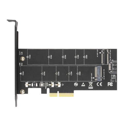 SK5 PCIE3.0 X4 M clé pleine vitesse PCIE pour adaptateur NVME M2 riser carte cartes d'extension d'ordinateur pour 2230-2280 m-key adaptateur SSD ► Photo 1/1