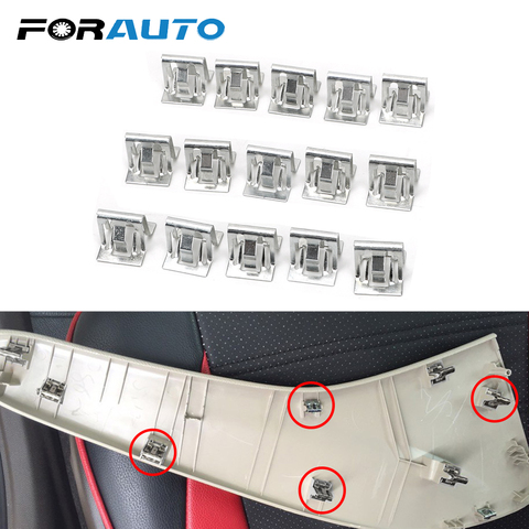 FORAUTO 15 pièces voiture tableaux de bord DVD universel voiture attaches intérieur garniture plaque fixe fer pince boucle Auto accessoires ► Photo 1/6