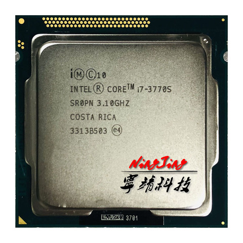 Processeur Intel Core i7-3770S/3770 S/3770 GHz, 4 cœurs, 8 cœurs, 65W, LGA 3.1 ► Photo 1/1