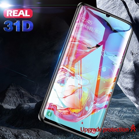 Protecteur d'écran pour Samsung Galaxy, couverture complète en verre trempé pour modèles a10 20 30 40 50 60 70 80 90 31D, 2022 ► Photo 1/6