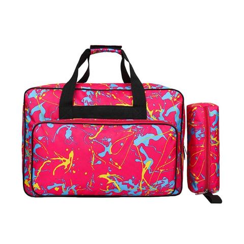 Sacs de rangement de voyage en Nylon fourre-tout Portable de grande capacité sac de Machine à coudre multifonctionnel organisateur d'accessoires de couture ► Photo 1/6