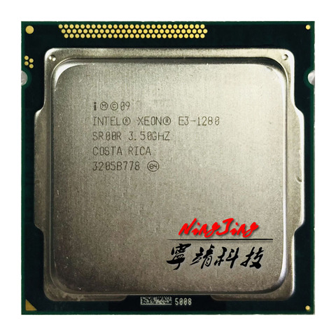 Processeur Intel Xeon E3-1280 E3 1280 3.5 GHz, Quad Core 8M 95W LGA 1155 ► Photo 1/1