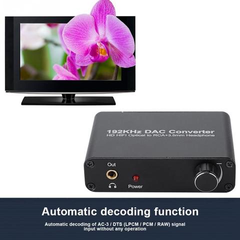5.1 HD numérique optique coaxiale Toslink convertisseur analogique 192KHz numérique à analogique 5.1CH DAC décodeur Audio pour PS3 pour XBOX 360 ► Photo 1/6