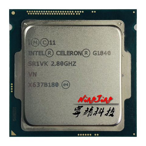 Intel Celeron G1840 2.8 GHz, processeur d'unité centrale, 2M, 53W, LGA 1150 ► Photo 1/1