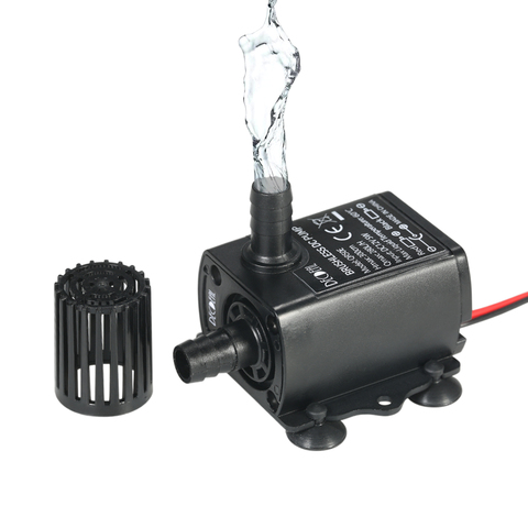 Mini pompe à eau Ultra silencieuse, 12V 5W DC, 280l/H, Submersible, étanche, pour Aquarium ► Photo 1/6
