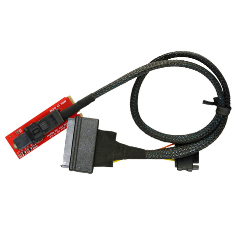 Xiwai U.2 U2 Kit SFF-8639 NVME PCIe adaptateur SSD et câble pour carte mère Intel SSD 750 p3600 p3700 M.2 SFF-8643 ► Photo 1/5