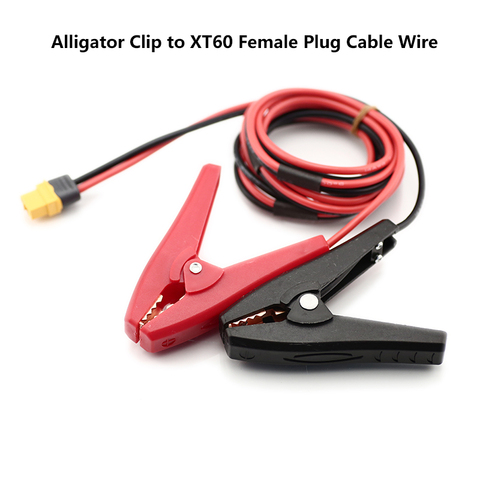 Clip Alligator vers T plug/XT60, 14AWG 50/150cm, pièce détachée pour chargeur ISDT Q6, accessoires soi-même ► Photo 1/6