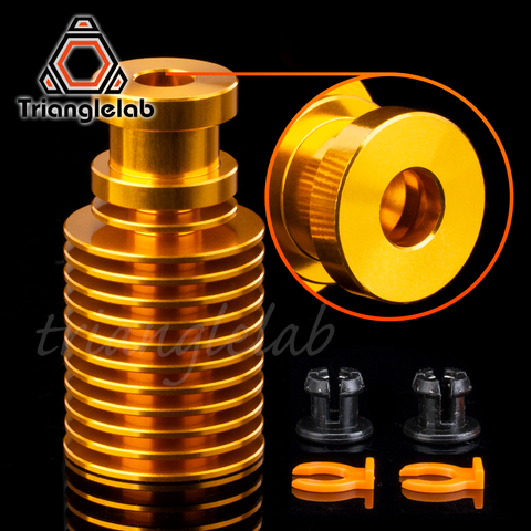 Dissipateur thermique V6 Gold Hotend, radiateur à distance 1.75MM Direct & Bowden pour alimentation, imprimante 3D Titan extrudeuse AQUA ► Photo 1/5