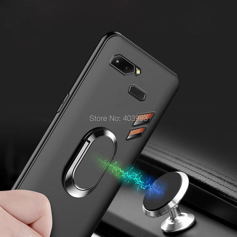 Étui magnétique en Silicone pour Asus ROG, support de voiture pour téléphone ZS600KL, en TPU, ZS600KL, ZS 600KL, Z01QD ► Photo 1/6