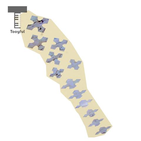 Autocollants d'incrustation de manche de guitare, décalcomanies, marqueurs de Position, Style croisé ► Photo 1/1