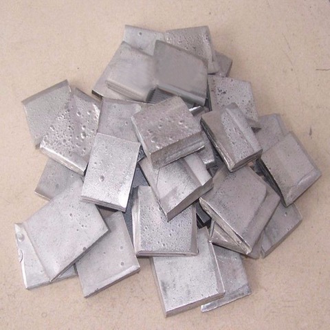 Feuille de lingot de Nickel 100 pur pour la galvanoplastie, 99.99% g ► Photo 1/3