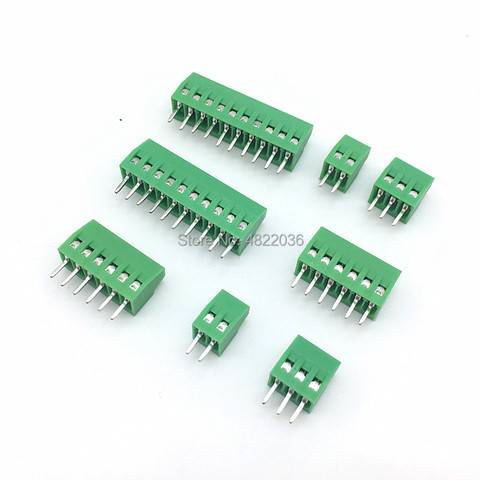 Mini bornier à vis PCB 50pcs KF128 2.54mm, KF128-2.54 2P 3P 4P 5P 6P 7P 8P 9P 10P 12P 14P 16P KF120-2.54 ► Photo 1/2