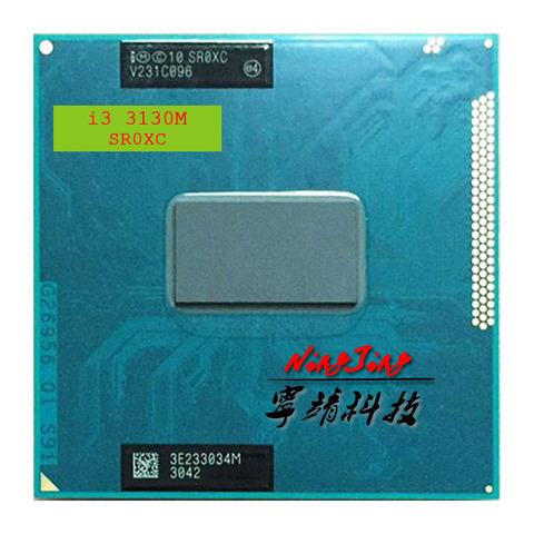 Intel Core i3-3130M i3 3130M SR0XC 2.6 GHz, Dual-Core Quad-Thread processeur d'unité centrale 3M 35W, prise G2 / rPGA988B ► Photo 1/1