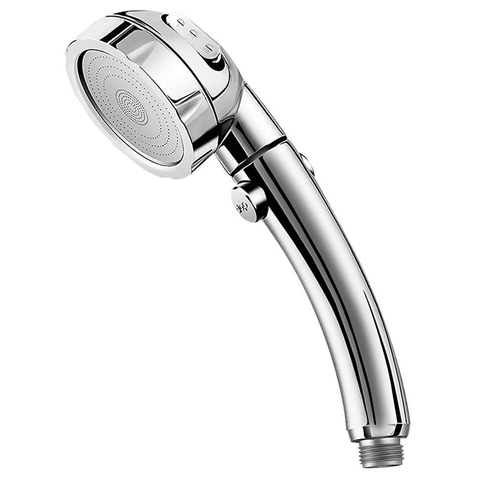 Pomme de douche à main haute pression | Chrome 3 scintillante avec interrupteur de Pause marche/OFF économie d'eau, luxe réglable détachable Spa ► Photo 1/6