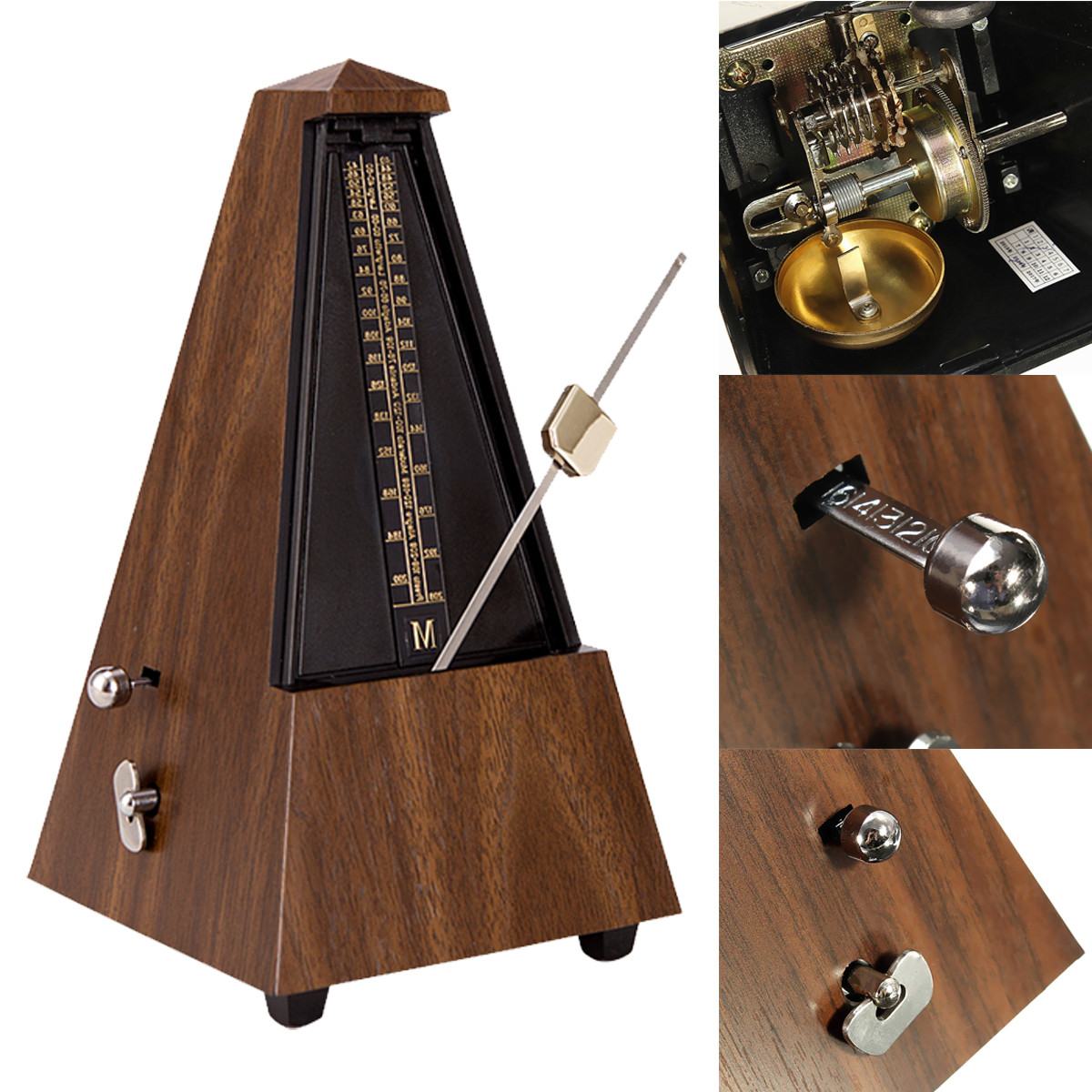 Métronome de guitare Portable, Mini métronome mécanique Musical pour Piano,  guitare, violon, ukulélé