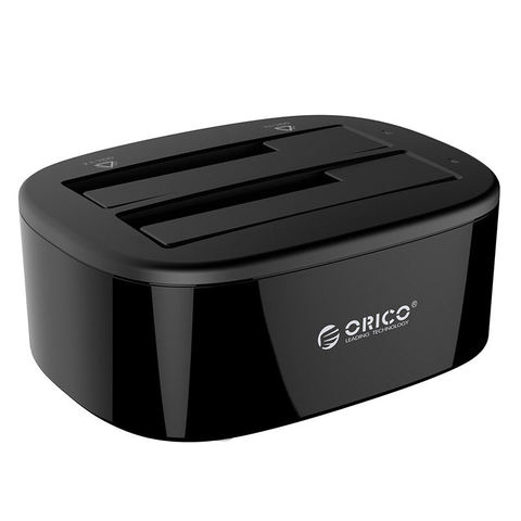 ORICO 6228US3 3.5 pouces double baie USB 3.0 à Sata Hdd boîtier ssd Station d'accueil disque dur outil gratuit duplicateur 16 To pour PC ► Photo 1/6