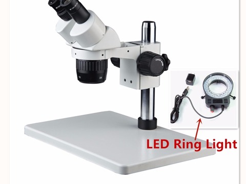 Binoculaire stéréo de Zoom de Microscope de XT-60-B3 20X/40X avec la lumière d'anneau de LED dans médical industriel et scientifique ► Photo 1/1