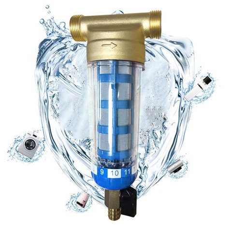 Nouvelle maille filtrante de pré-filtre d'épurateur d'eau du robinet de cuivre d'acier inoxydable ► Photo 1/5