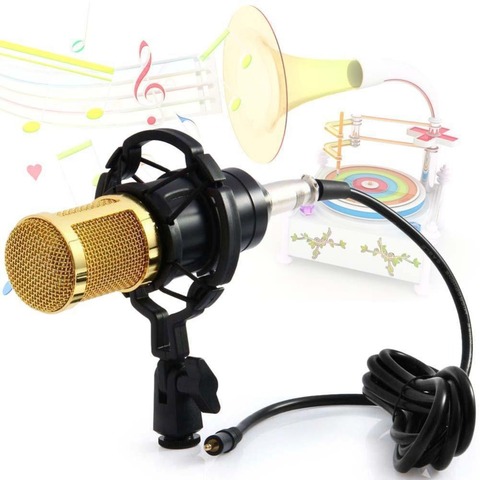 Micro professionnel Studio Microphone condensateur enregistrement sonore Microphone BM-800 avec support anti-choc pour Kit Radio KTV ► Photo 1/6