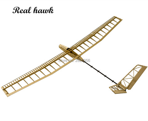 Balsawood-avion en bois, planeur coupé au Laser, électrique UZI, Kit de construction en ailes de 1400mm ► Photo 1/5